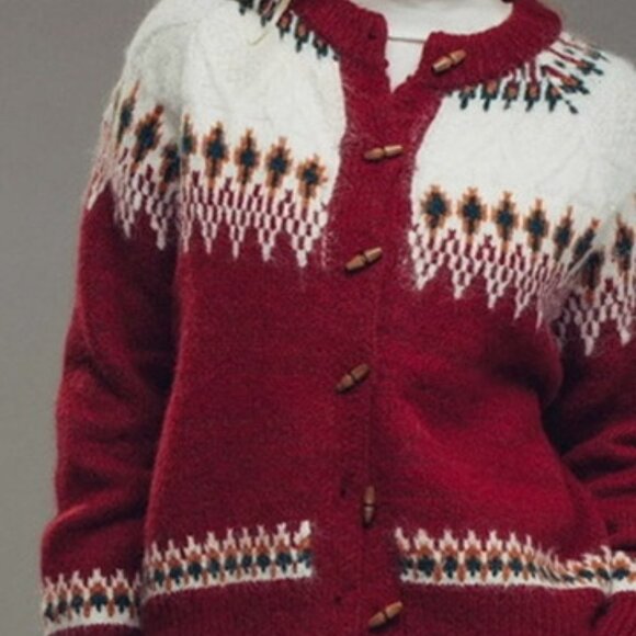 Fair Isle cardigan, urban daizy - Picture 1 of 2